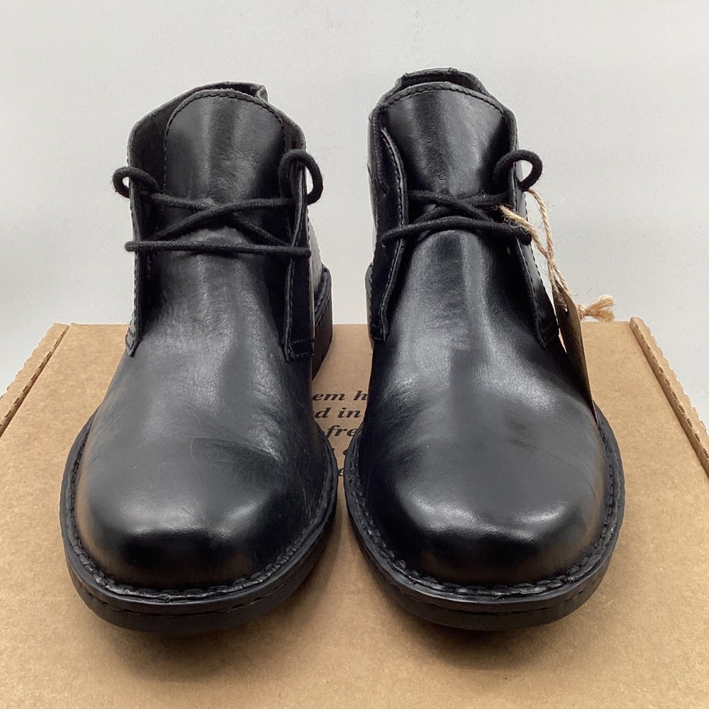 Born Hemlock Mens Black Leather Chukka Boots Ankle BM0019503 Size 9.5M